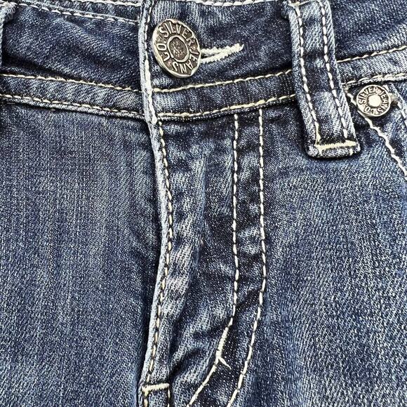 Silver Jeans Co Women's Suki Boot Cut Jeans Medium Denim Wash Blue Size 28X30 - Picture 3 of 14